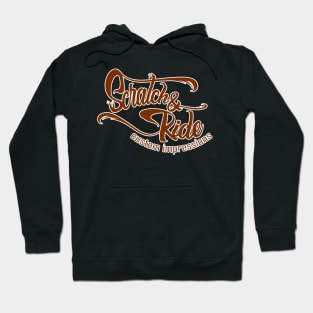 Scratch & Ride Brand (Dark Sienna Logo) Hoodie